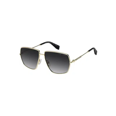 Marc Jacobs 60mm Gradient Square Sunglasses In Metallic
