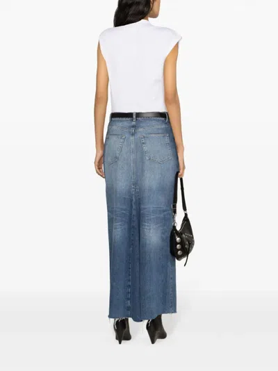 Isabel Marant Organic Cotton Ribbed Crew-neck Asymmetric Sleeveless Cutout T-shirt In White