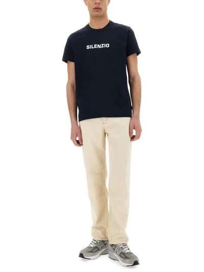 Aspesi Tshirt Silenzio In Blue