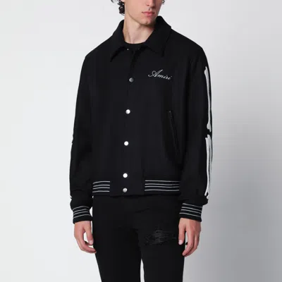 Amiri Bones Wool Varsity Jacket