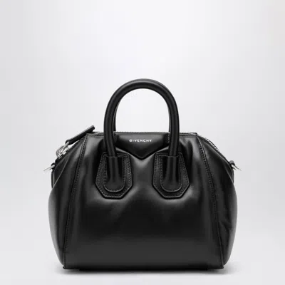 Givenchy Antigona Puffy Top-handle Bag In Leather In Black