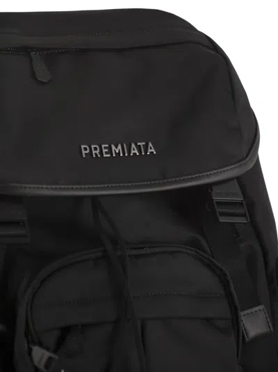 Premiata Technical Fabric Rucksack In Black