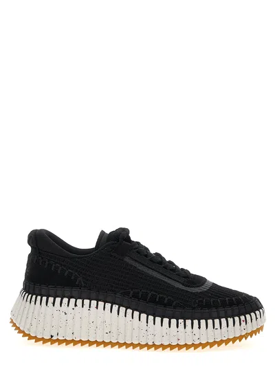 Chloé Nama Sneaker In Animal Print