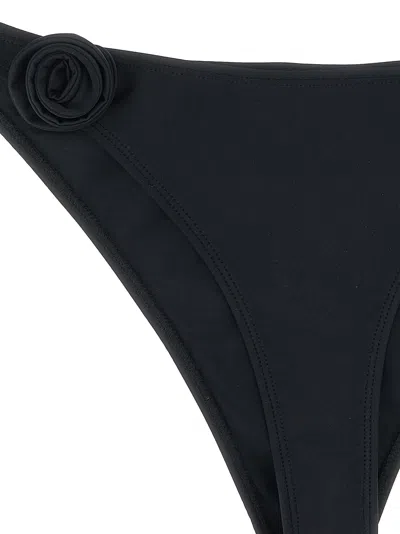 Coperni Rosette Tie Bikini Bottom In Black