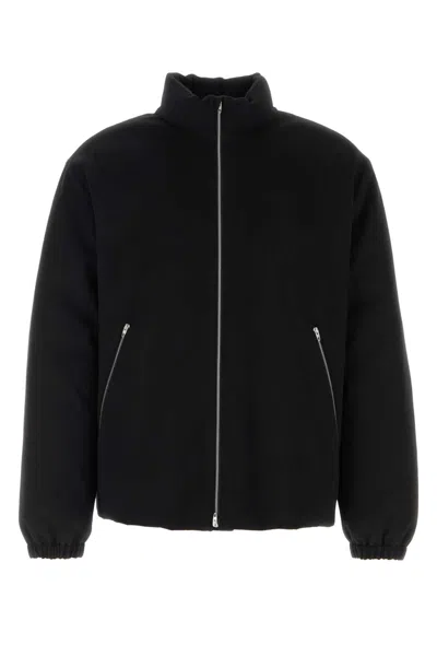 Jil Sander Long-sleeve Down Jacket In Black