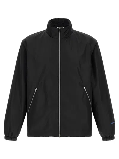 Jil Sander Long-sleeve Down Jacket In Black