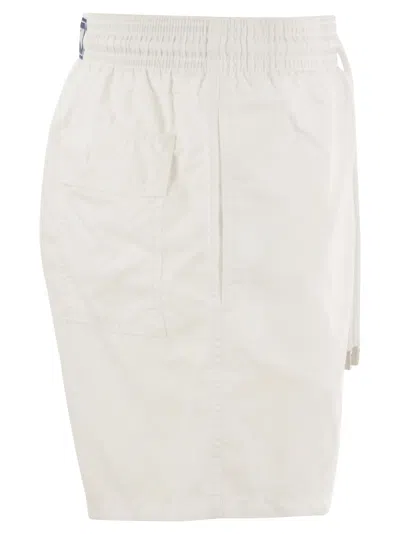 Vilebrequin Solid Swim Trunks In White