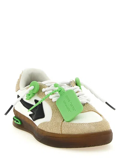 Off-white Vulcanized Low Sneakers In Multi