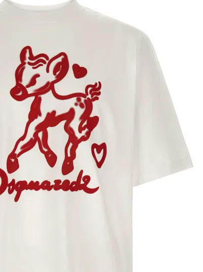 Dsquared2 Printed T-shirt In Red