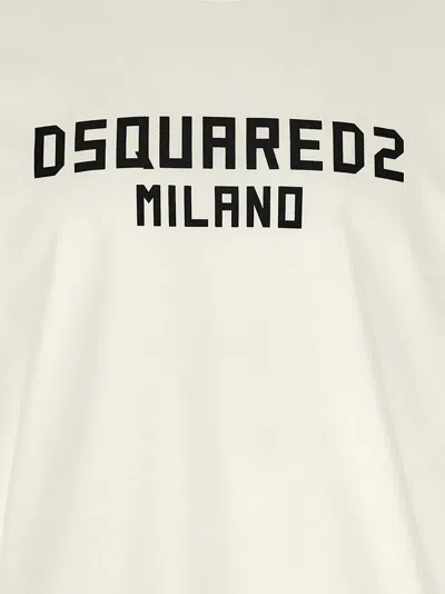 Dsquared2 Milano T-shirt White In White