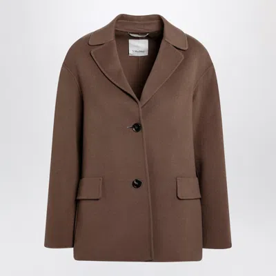 's Max Mara Max Mara S Brown Doublewool Singlebreasted Jacket In Brown
