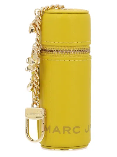 Marc Jacobs Chain Detail Wallet And Cardholder Keyring In Yellow
