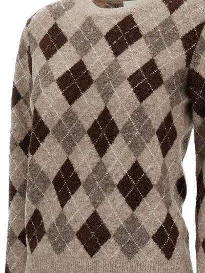 P.a.r.o.s.h Argyle-knit Sweater In Multi