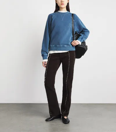Barbour Cotton Avon Sweatshirt In Blue