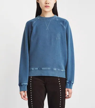 Barbour Cotton Avon Sweatshirt In Blue