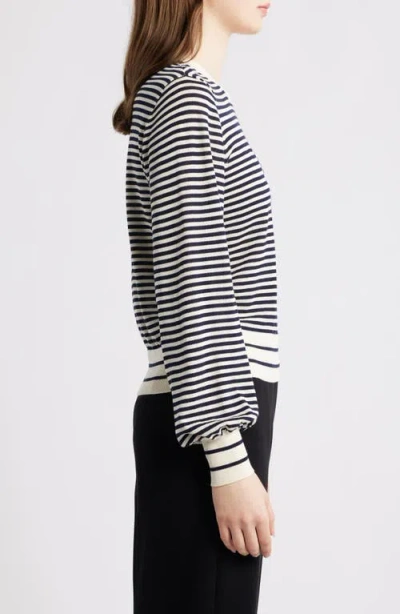 Frame The Stripe Sweater In Multi