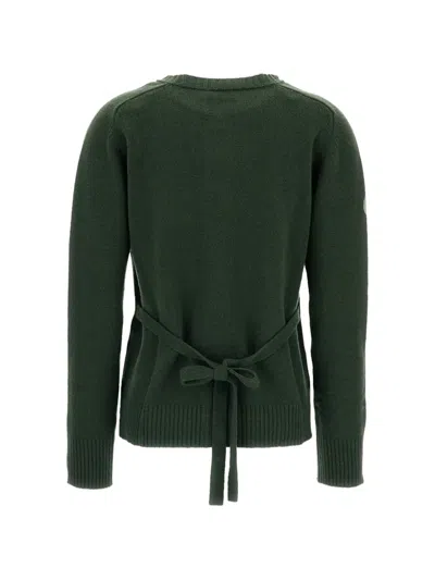 P.a.r.o.s.h Green Solid Round Neck Sweater In Gray