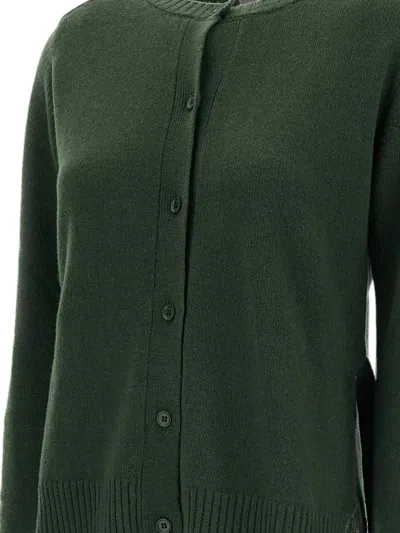 P.a.r.o.s.h Green Solid Round Neck Sweater In Gray