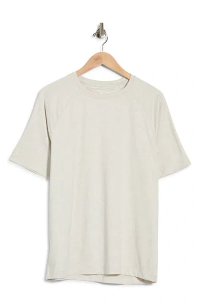 Nicoby Performance Mini Stripe Raglan T-shirt In Brown