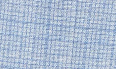 Nicoby Stretch Knit Patterned Blazer In Blue