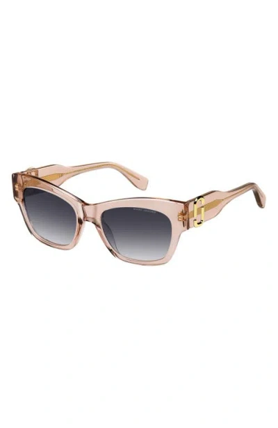 Marc Jacobs Marc 762/s 54mm Gradient Rectangular Sunglasses In Pink