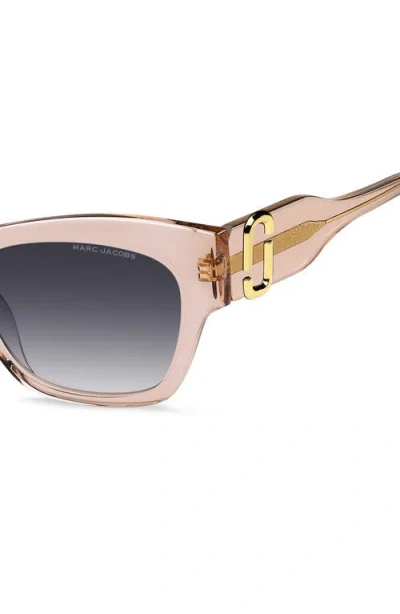 Marc Jacobs Marc 762/s 54mm Gradient Rectangular Sunglasses In Pink