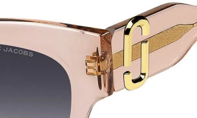 Marc Jacobs Marc 762/s 54mm Gradient Rectangular Sunglasses In Pink