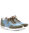 LORO PIANA My Wind microfibre and suede sneakers