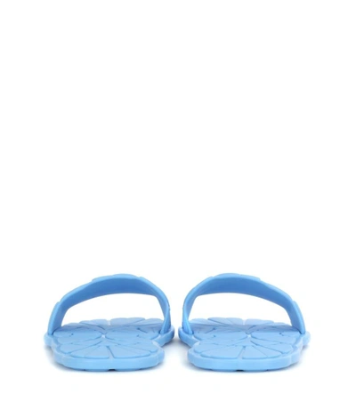Shop Miu Miu Slip-on Sandals In Blue