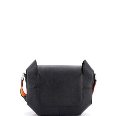 Pre-owned Hermes  Hermes Octagone Bag Epsom 23 In Black