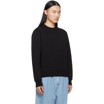 Givenchy Black Herringbone ' Jacquard' Sweatshirt In Black