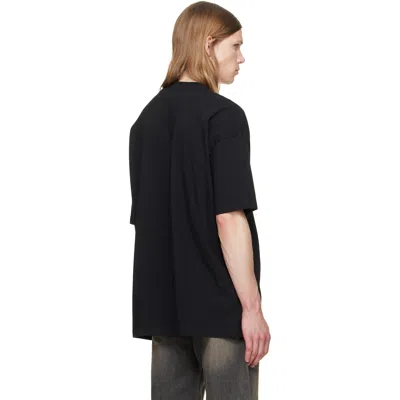 We11 Done Chain Necklace T-shirt In Black