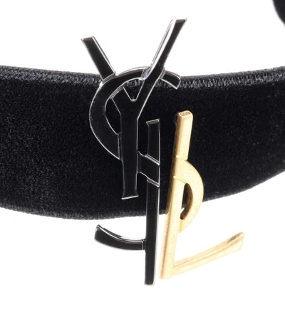 Shop Saint Laurent Velvet Choker