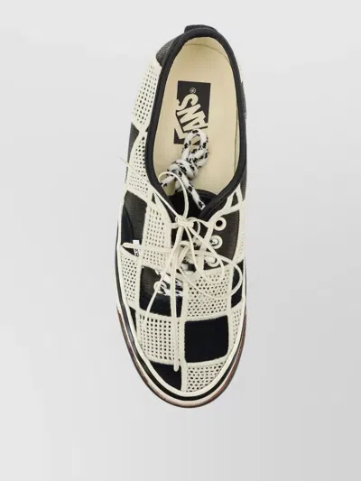 Vans Lace Up Sneakers Shell Knit Pattern