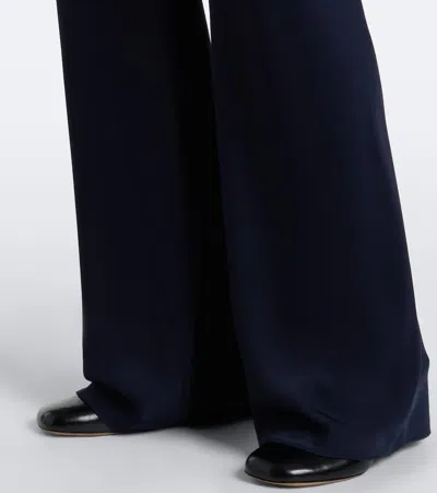 Veronica Beard Braddock Wide-leg Pants In Blue