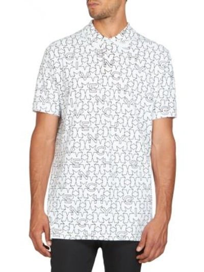 Shop Givenchy Stars Polo In White