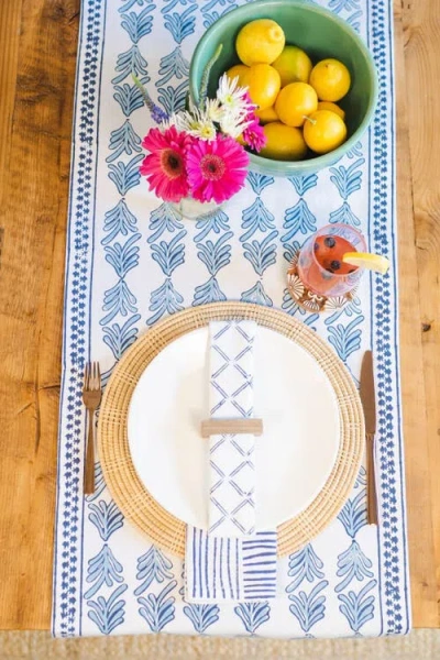 Mended Palmetto Table Runner