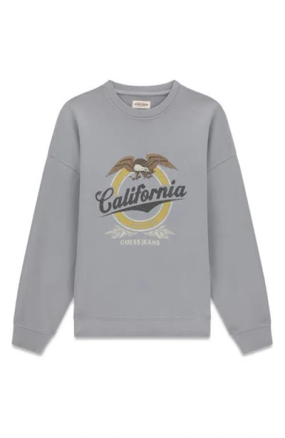 Guess Eagle Graphic Sweatshirt In Blue