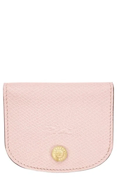 Longchamp Epure Leather Card Case In Black