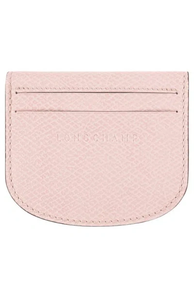 Longchamp Epure Leather Card Case In Black