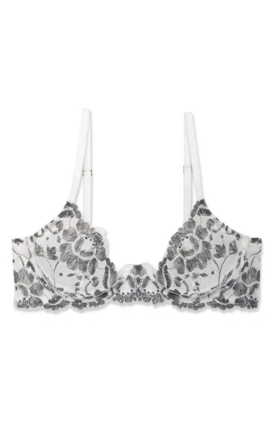 Natori Peony Unlined Lace Underwire Bra In Multi