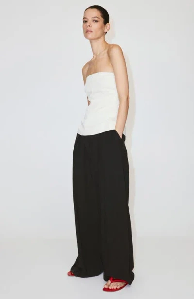 Mango Bandeau Top In White