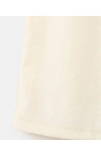 Mango Drawstring Mid Rise Straight Leg Pants In Gold