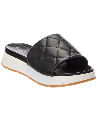 Baldini Leather Sandal In Black