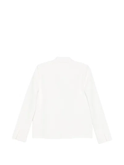 Mrz Single-breated Blazer Jacket In White