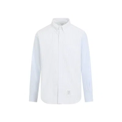 Thom Browne Striped Button Down Shirt Long Sleeves In Multi
