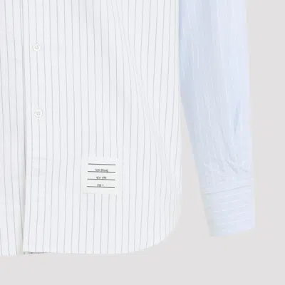 Thom Browne Striped Button Down Shirt Long Sleeves In Multi