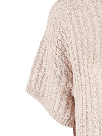 Antonelli Pullover Mit Pailletten In Neutral