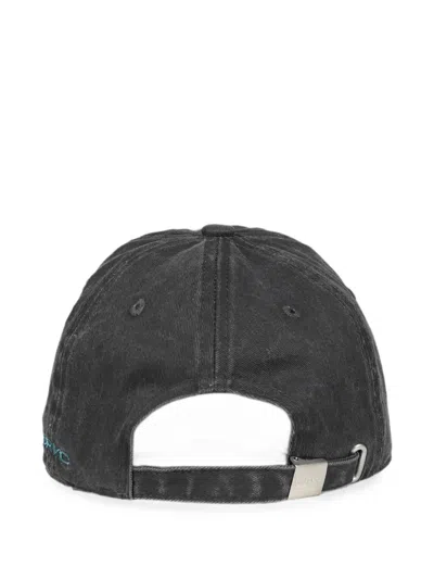 Srvc Studio Embroidered-logo Baseball Cap In Gray