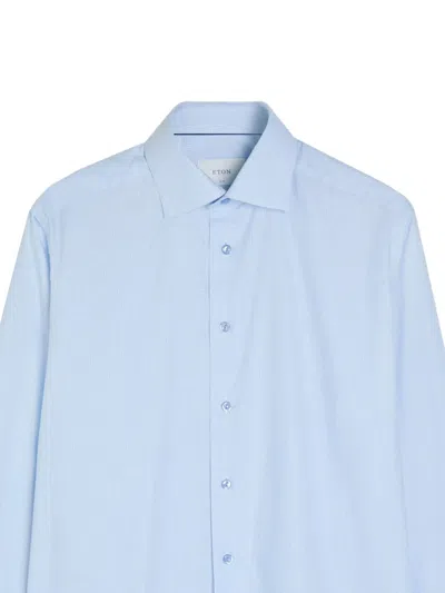 Eton Gemustertes Hemd In Blue